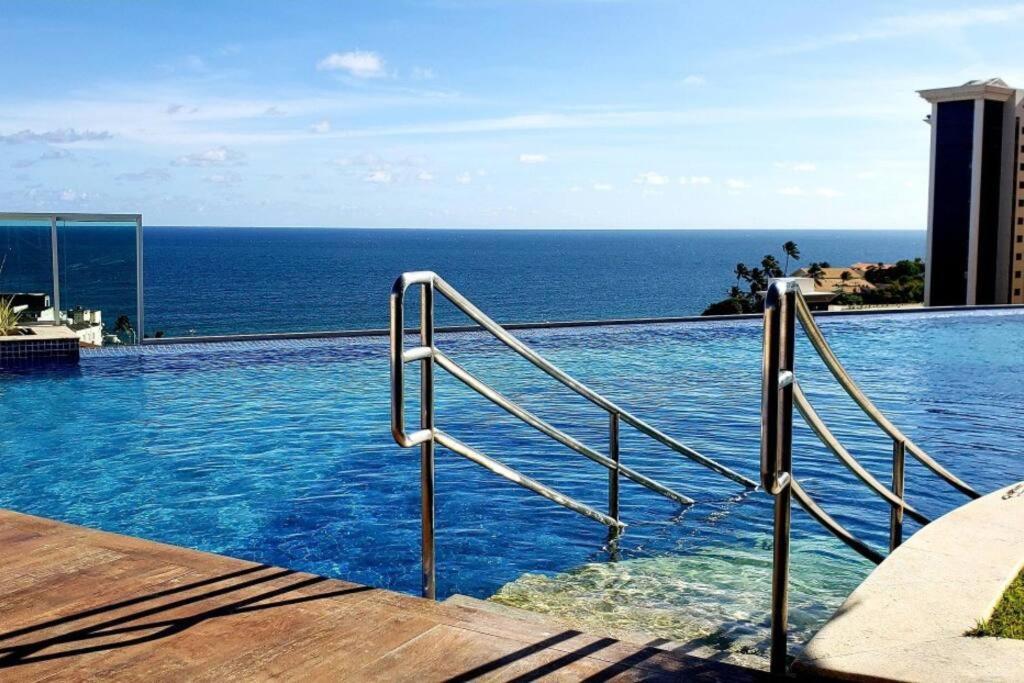 Vista Mar Nascente, Dois Quartos, Novo, No Melhor Do Rio Vermelho, Condominio Club, 1103 Salvador da Bahia Exterior foto