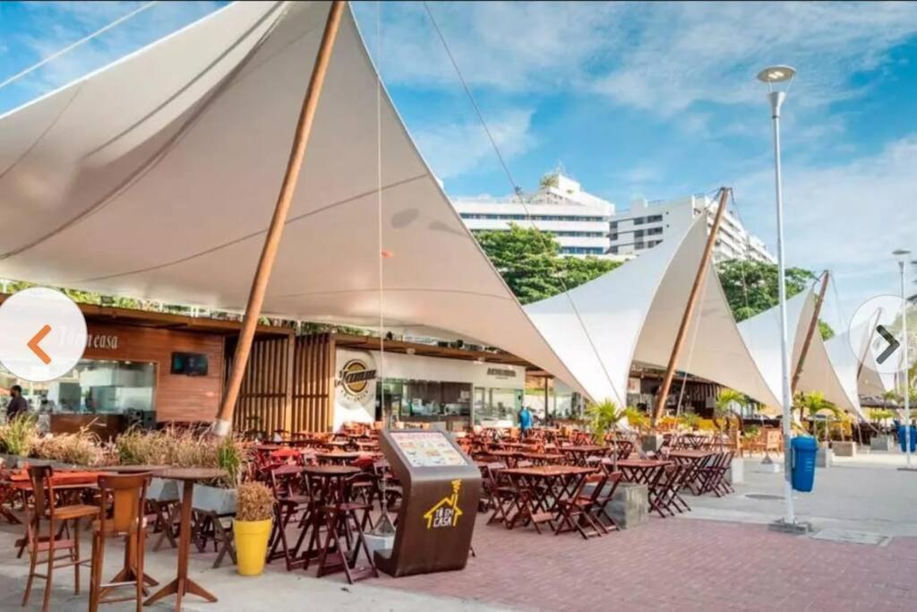 Vista Mar Nascente, Dois Quartos, Novo, No Melhor Do Rio Vermelho, Condominio Club, 1103 Salvador da Bahia Exterior foto
