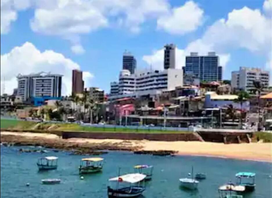 Vista Mar Nascente, Dois Quartos, Novo, No Melhor Do Rio Vermelho, Condominio Club, 1103 Salvador da Bahia Exterior foto